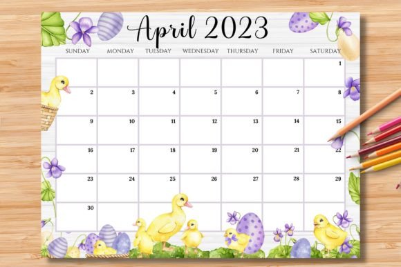 Download Editable/Fillable April 2023 Calendar - Calendar Collection