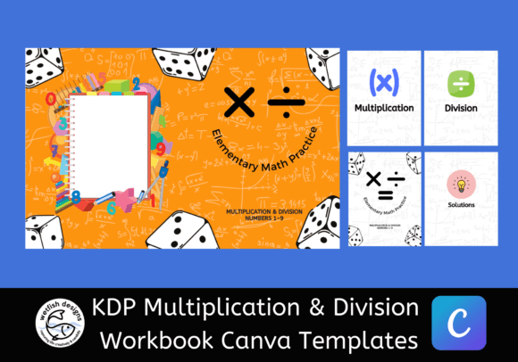Download Math Workbook Cover Canva Templates: Set Two - Premium Resources