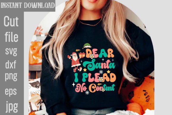 Download Dear Santa I Plead No Content Retro PNG - No content Collection