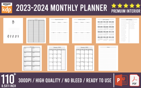 Download 2023 2024 Monthly Planner and Calendar - Calendar Collection