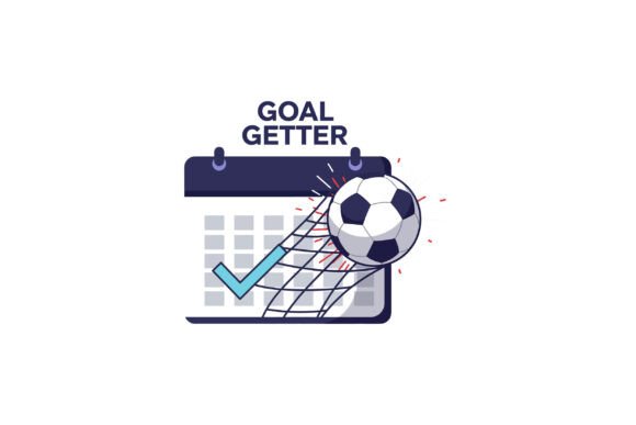 Download Soccer Goal Getter Concept with Calendar - Calendar Collection