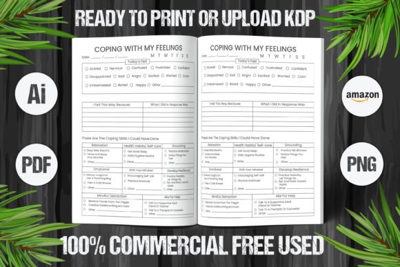 Download Coping with My Feelings Planner Interior - Planner interior Collection