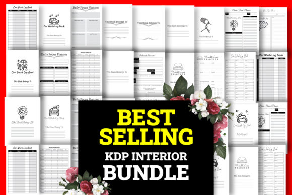 Download Best Selling Planner Bundle KDP Graphics - Graphic Collection