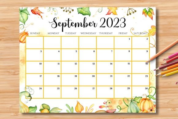 Download Editable September 2023 Calendar - Calendar Collection